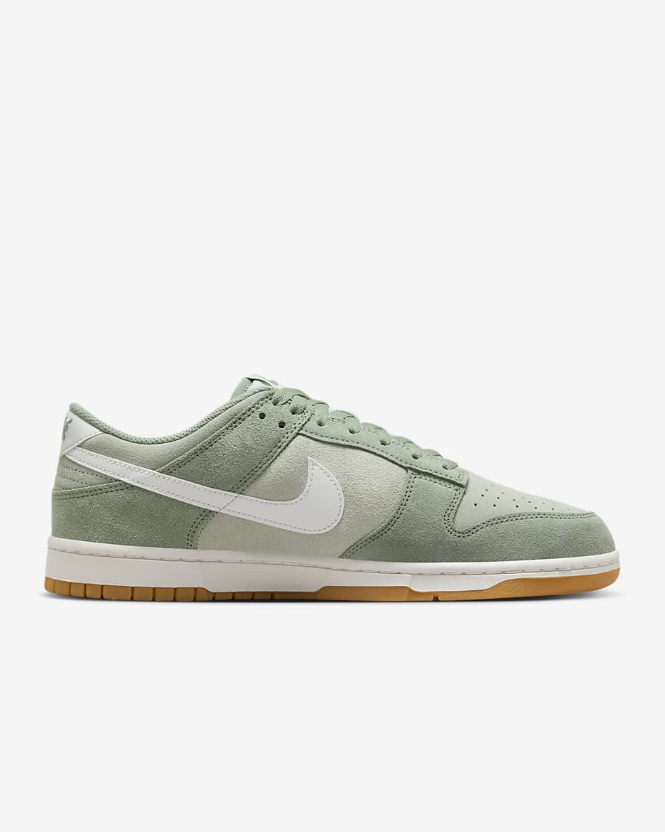 Nike Dunk Low Retro SE Men's Shoes - Jade Horizon/Light Silver/Gum Yellow/Summit White