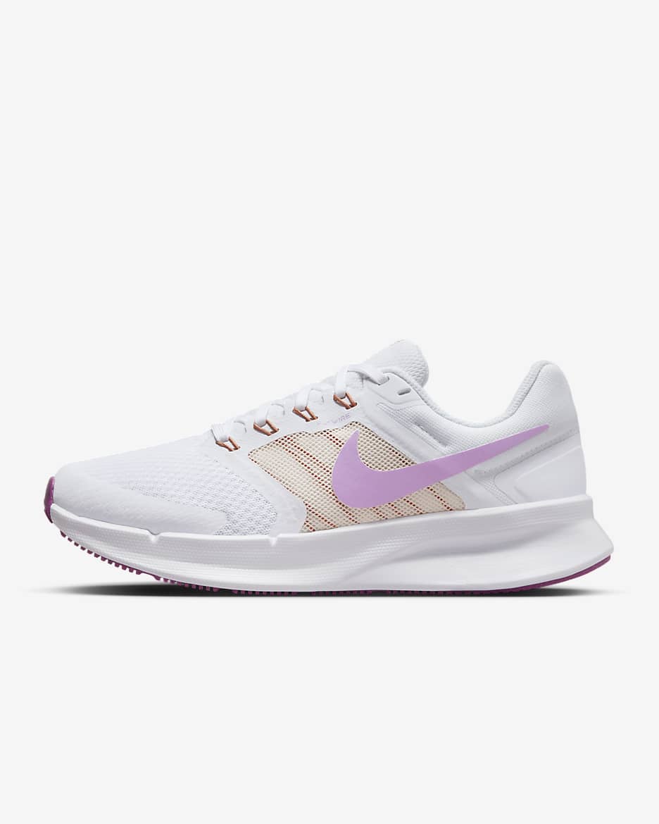 Nike Run Swift 3 女款路跑鞋 - 白色/Guava Ice/Amber Brown/Rush Fuchsia