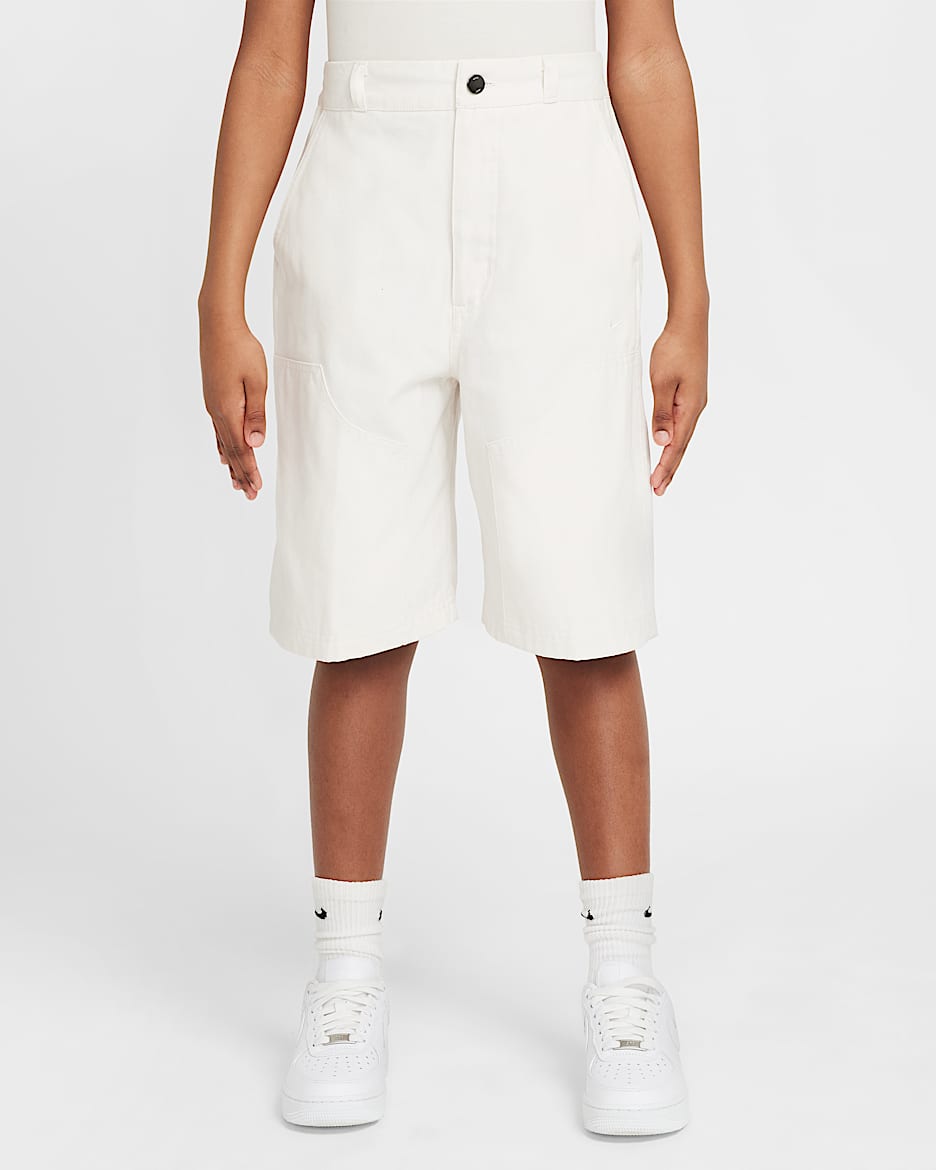 Nike Sportswear Metro Ground Older Kids' Carpenter Shorts - Phantom/Phantom