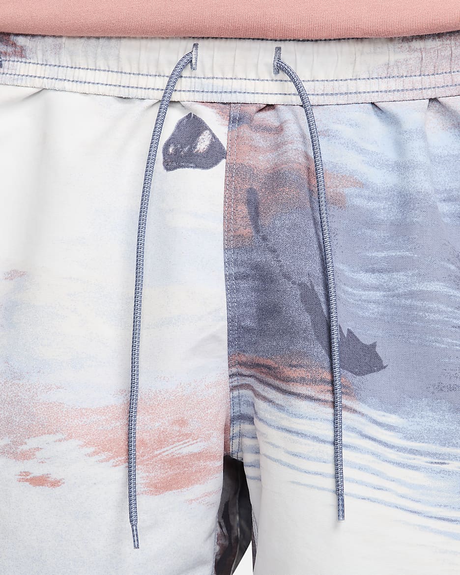 Nike ACG 'Reservoir Goat' shorts met volledige print voor heren - Ashen Slate/Light Armory Blue/Summit White