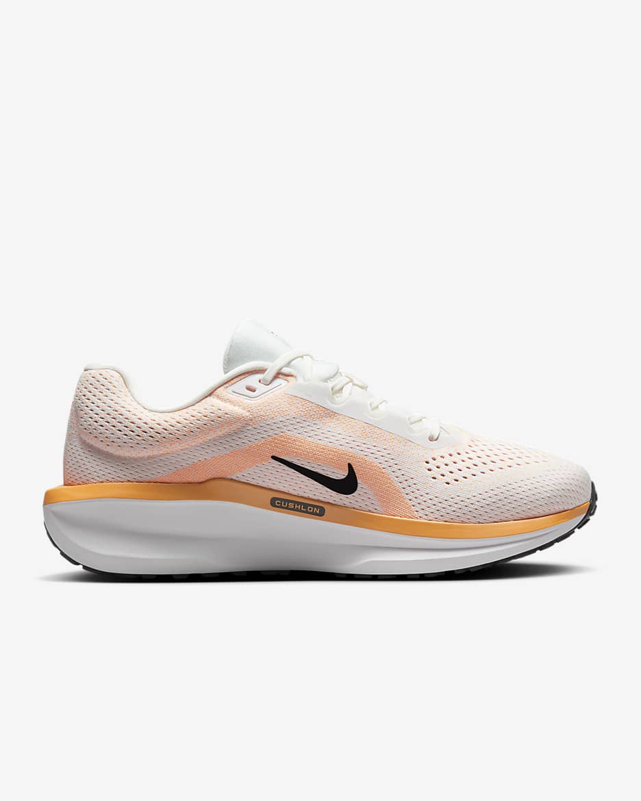 Nike Winflo 11 男款路跑鞋 - Sail/Laser Orange/Coconut Milk/黑色