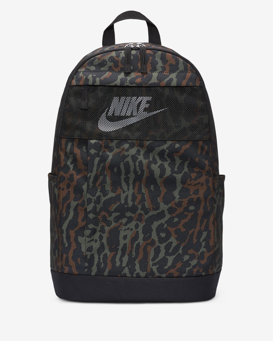 Nike Backpack (21L) - Black/Black/White