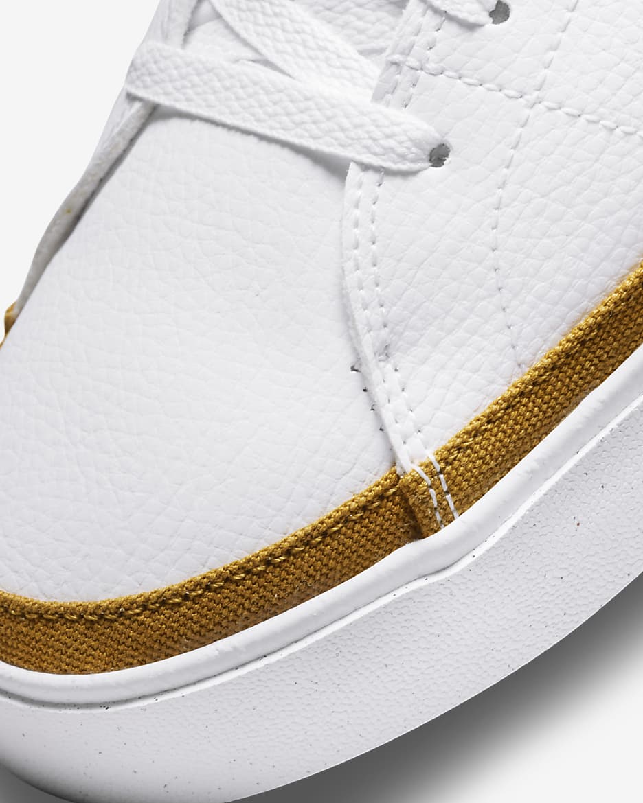 Calzado para hombre Nike Court Legacy - Blanco/Ocre desierto/Negro