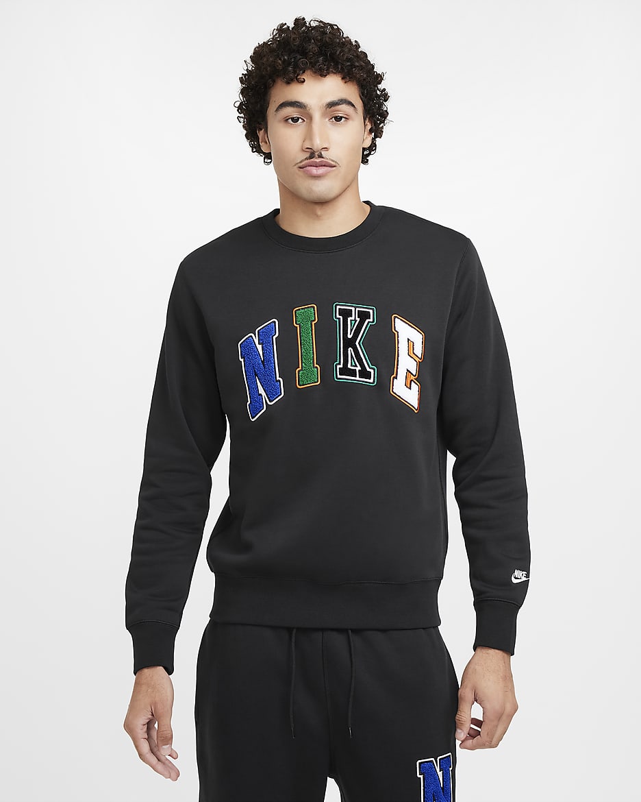 Nike Club Men's Crew - Black/White