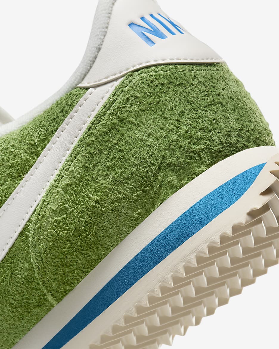 Nike Cortez Vintage Suede Shoes - Chlorophyll/Light Photo Blue/Coconut Milk/Sail