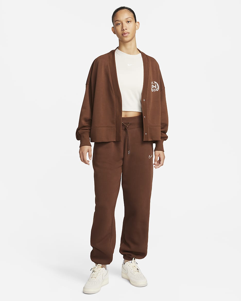 Nike Sportswear Women's Over-Oversized Cardigan - Cacao Wow/Cacao Wow