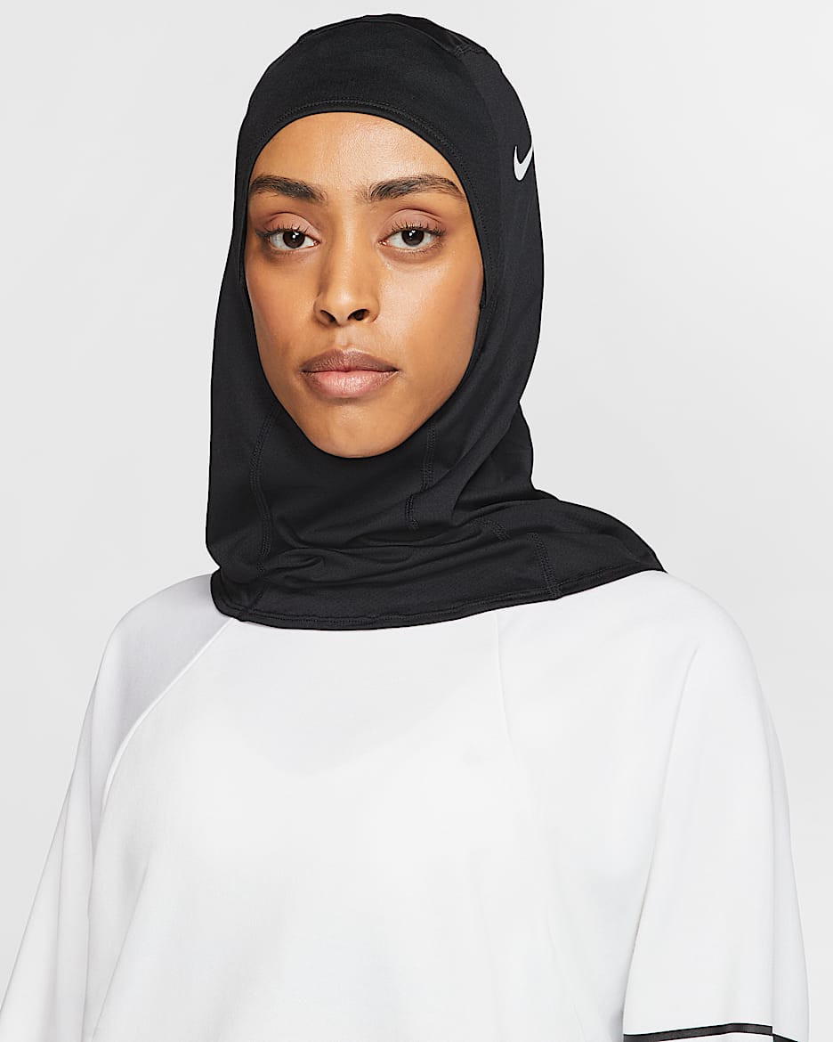 Nike Pro-hijab 2.0 - sort/hvid