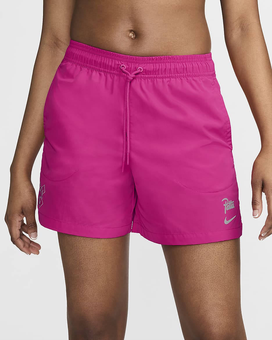 Nike x Patta Running Team Men's Shorts - Fireberry