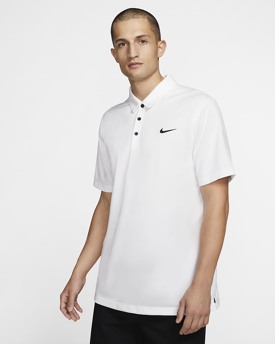 Nike Men's Football Polo - White/Black/Black