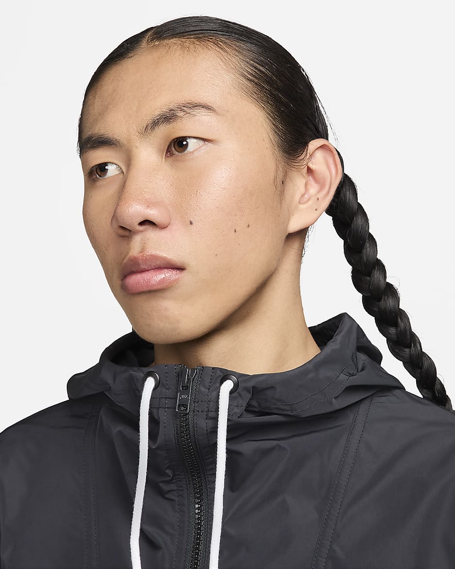 Nike Club Men's Marina Anorak - Black/White