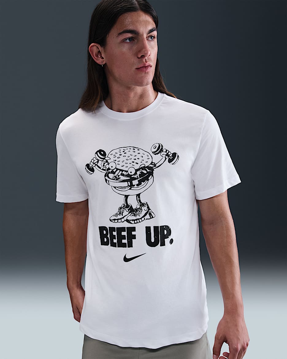 Nike Men's Dri-FIT Training T-Shirt - White
