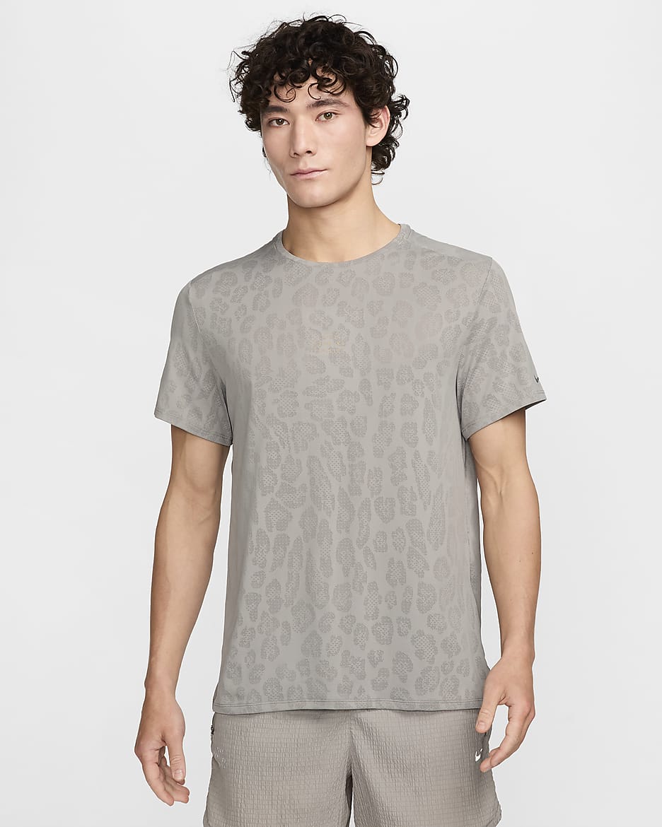 Nike Rise 365 Run Division Men's Dri-FIT Short-Sleeve Running Top - Dark Stucco