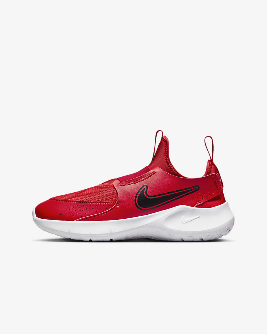 Tenis de correr en carretera para niños grandes Nike Flex Runner 3 - Rojo universitario/Negro