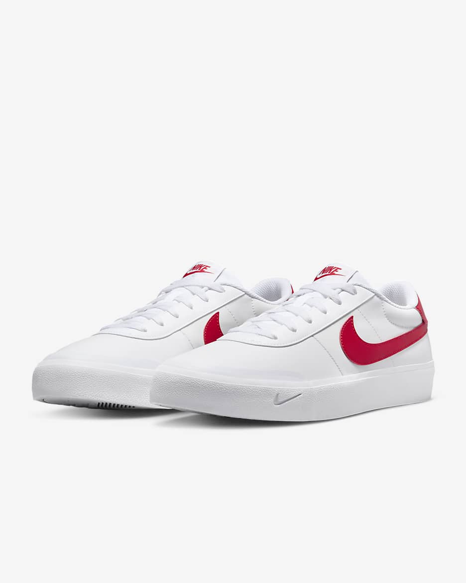 Nike Court Shot Men's Shoes - White/Photon Dust/Wolf Grey/University Red