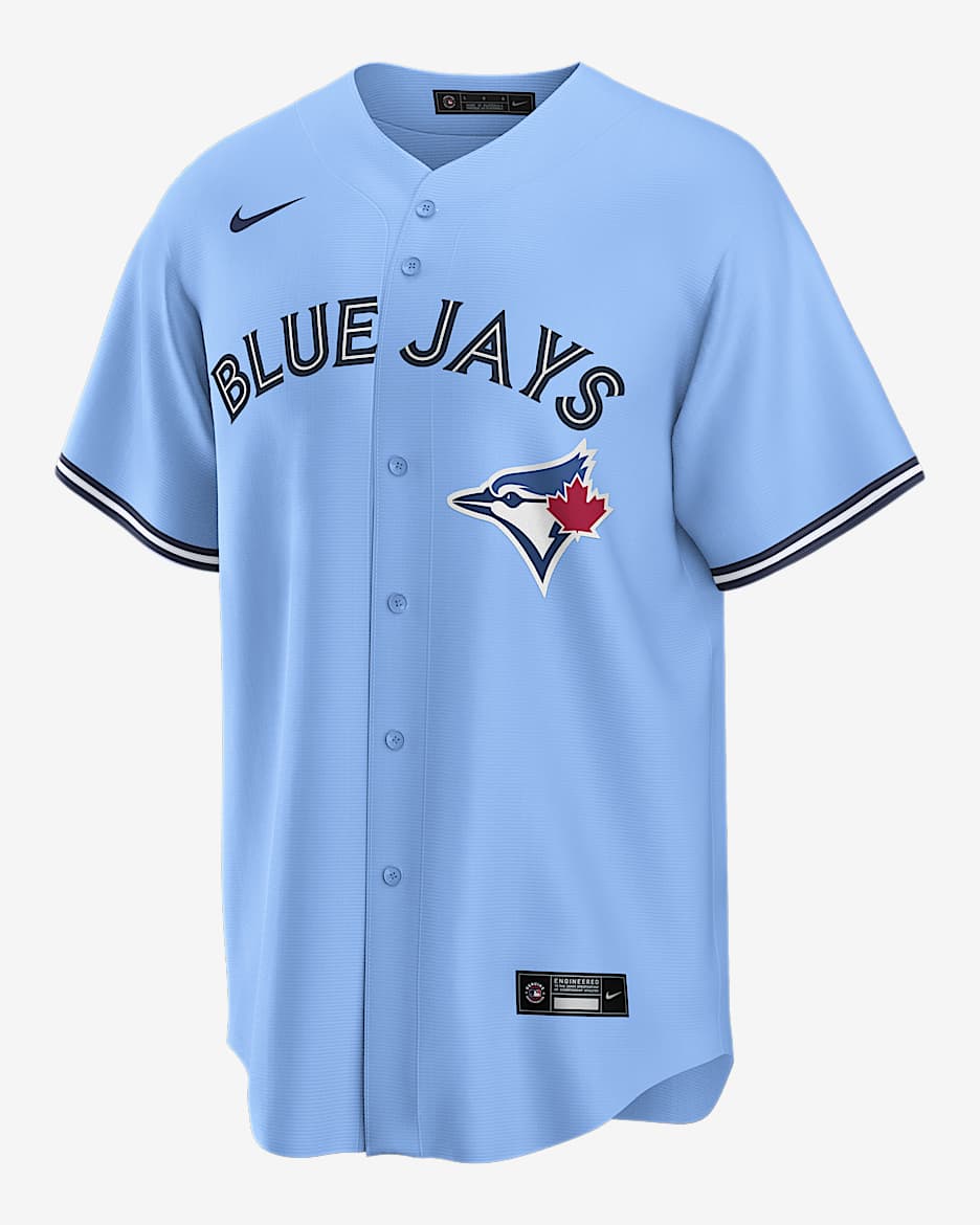 MLB Toronto Blue Jays Men's Replica Baseball Jersey - Powder Blue