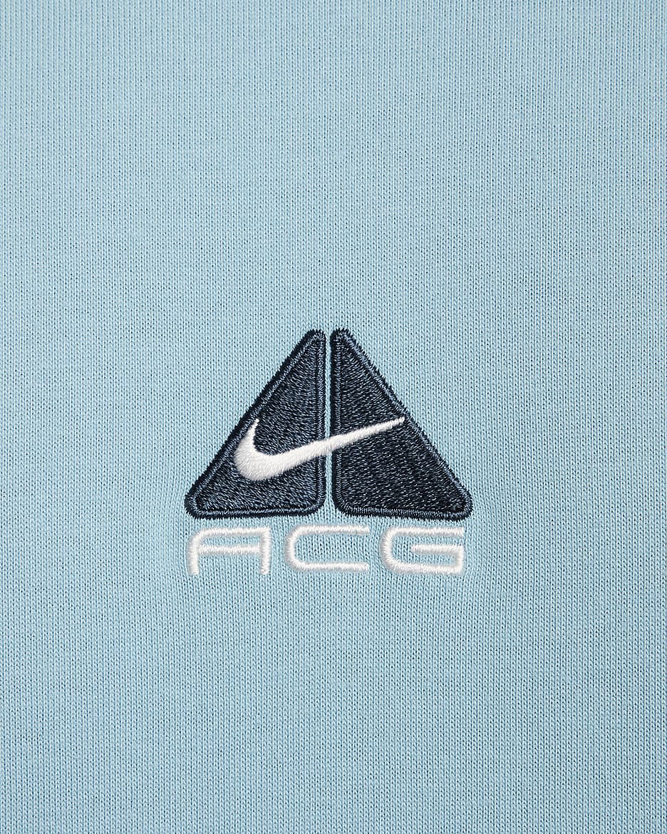 Långärmad t-shirt Nike ACG "Lungs" för män - Denim Turquoise