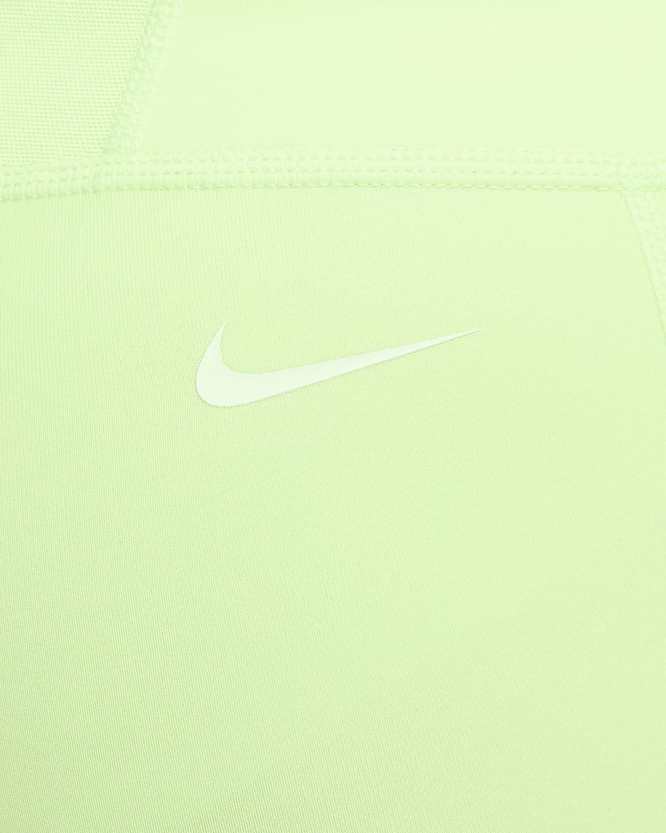 Nike ACG Repel One Big Kids' (Girls') Biker Shorts with Pockets - Lime Blast/Summit White