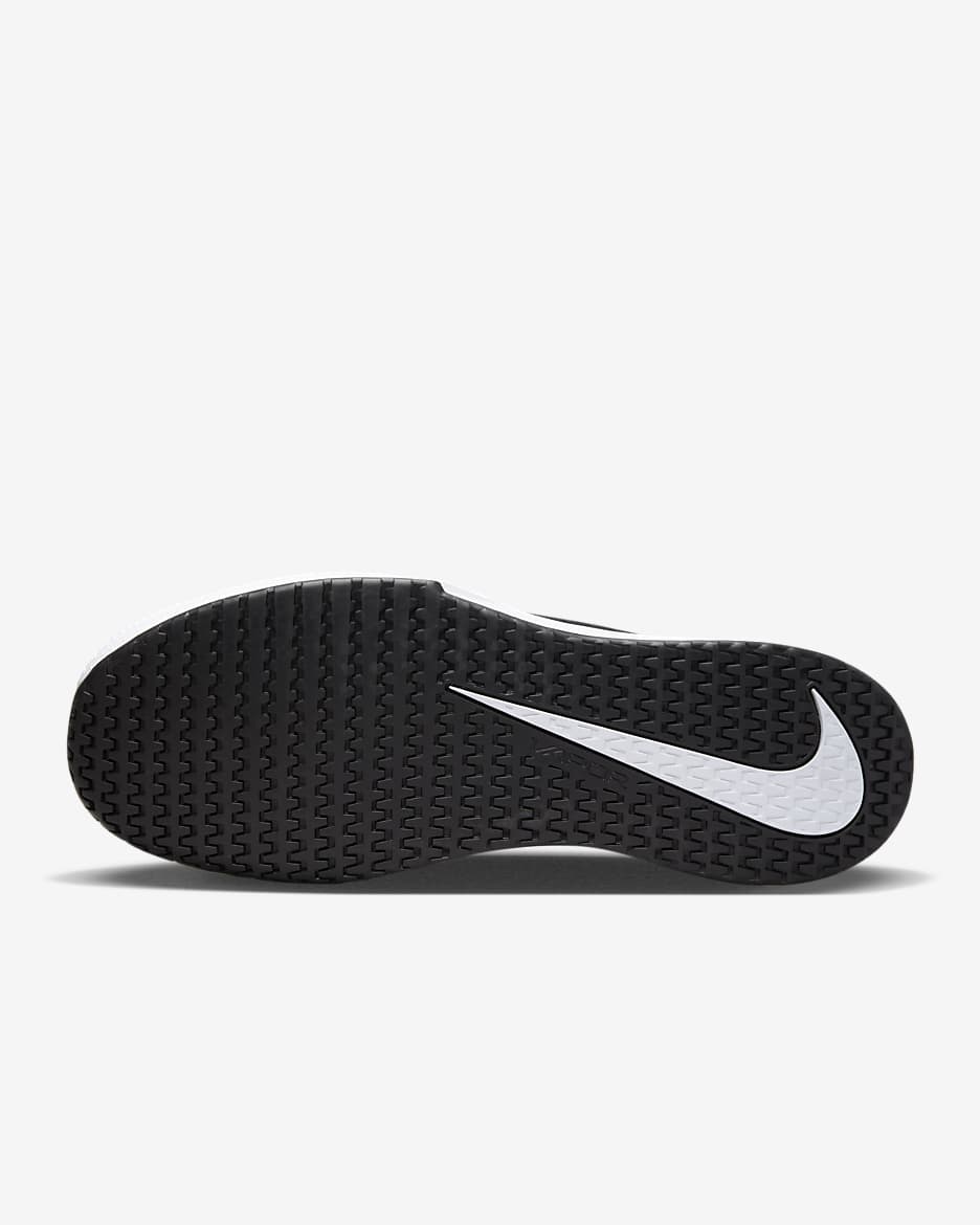 Calzado de tenis para cancha dura para mujer NikeCourt Vapor Lite - Negro/Blanco