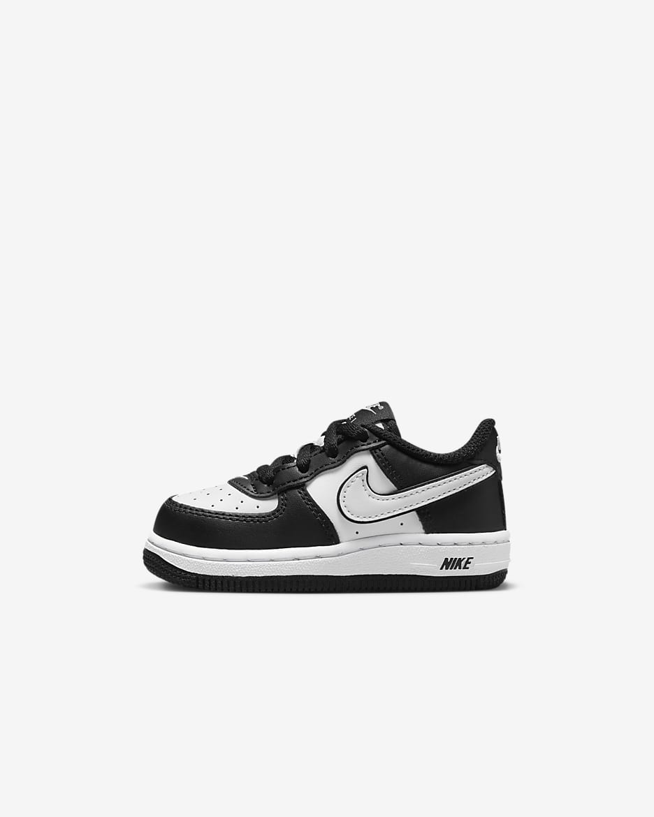 Nike Force 1 LV8 2 Baby/Toddler Shoes - Black/Black/White