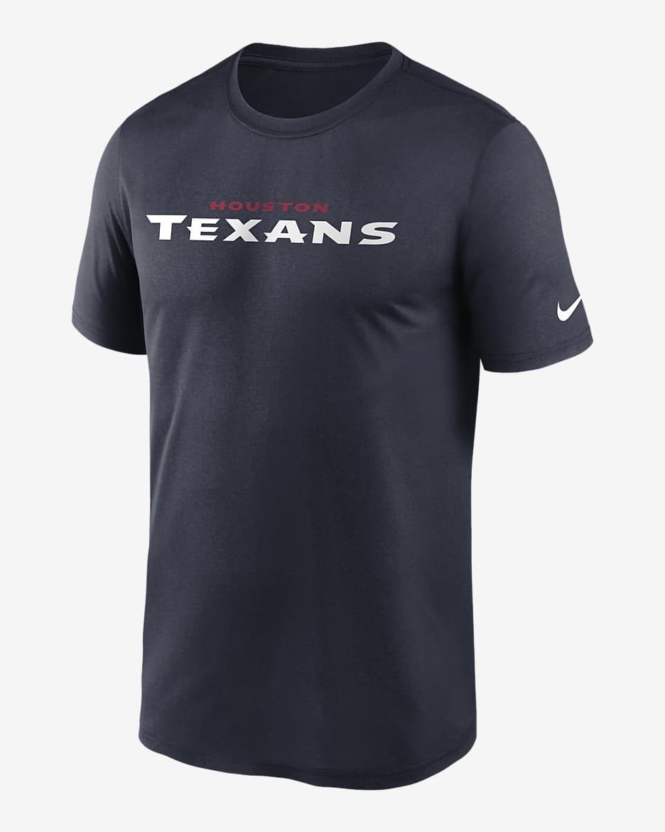 Nike Dri-FIT Wordmark Legend (NFL Houston Texans) Men's T-Shirt - Navy