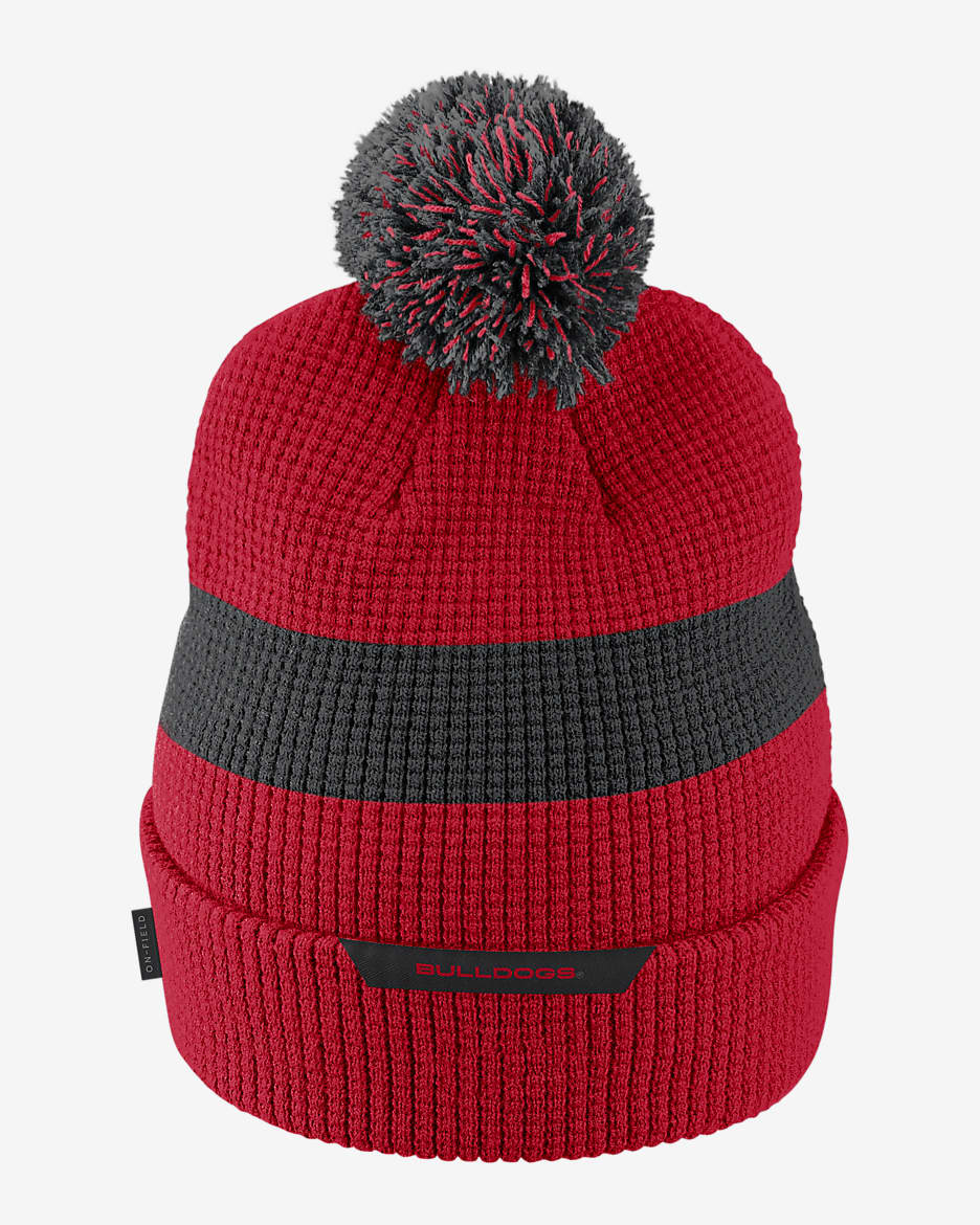 Nike College (Georgia) Pom Beanie - University Red