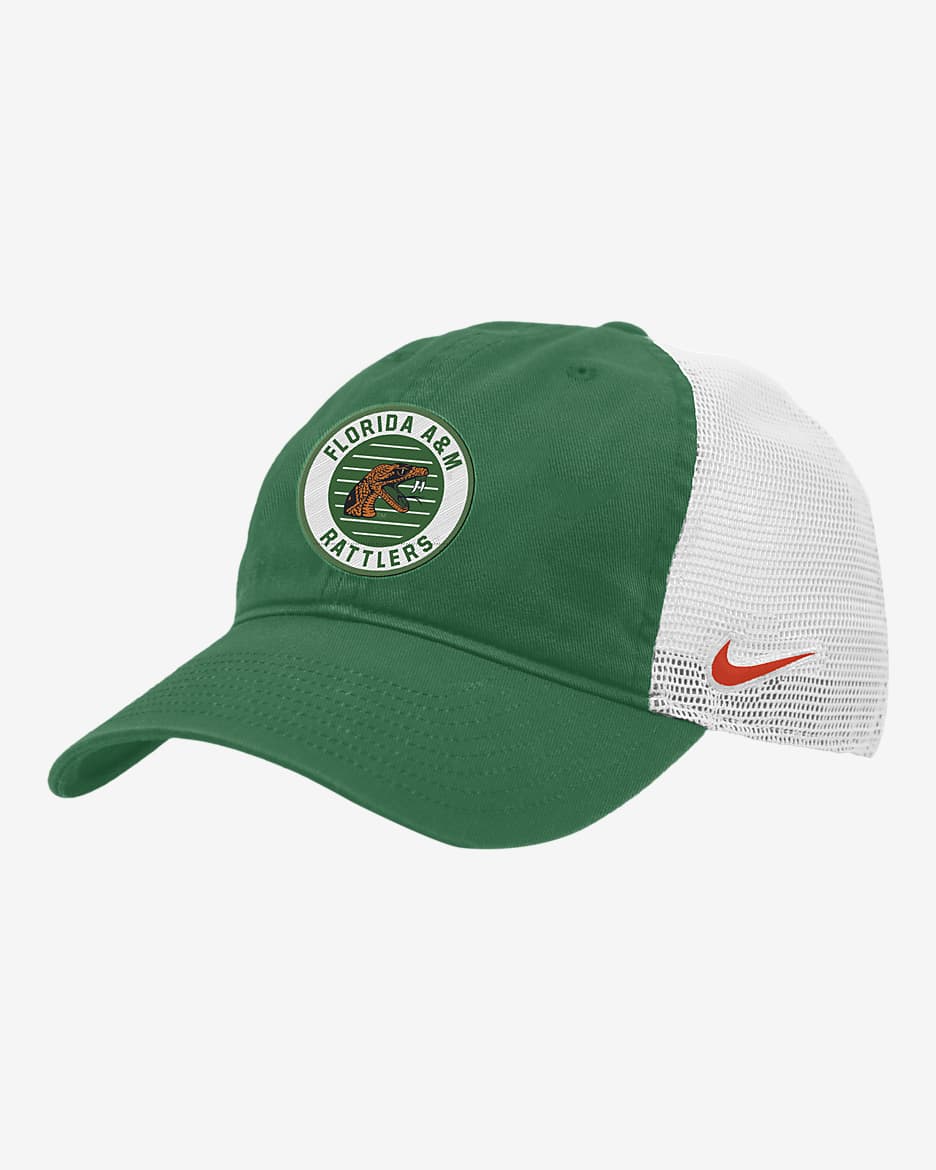 FAMU Heritage86 Nike College Trucker Hat - Pine Green