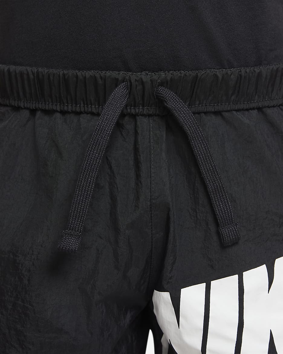 Nike Sportswear Older Kids' (Boys') Woven Shorts - Black/White