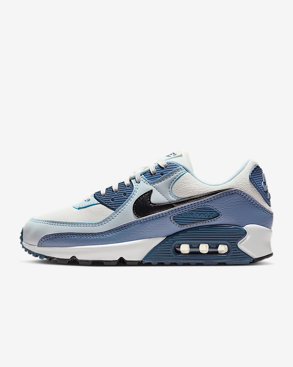 Nike Air Max 90 Women's Shoes - Summit White/Ashen Slate/Blue Tint/Black