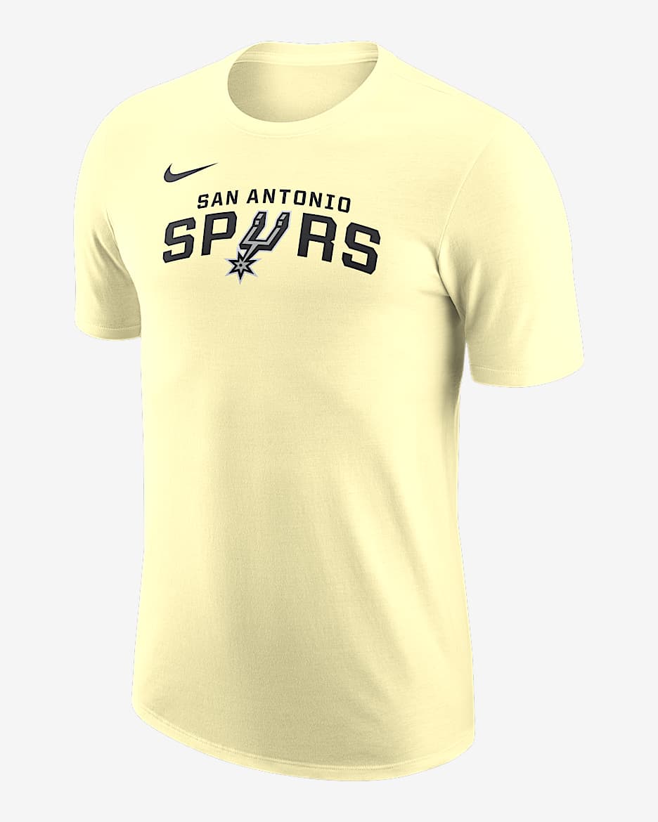 T-shirt San Antonio Spurs Essential Nike NBA – Uomo - Alabaster