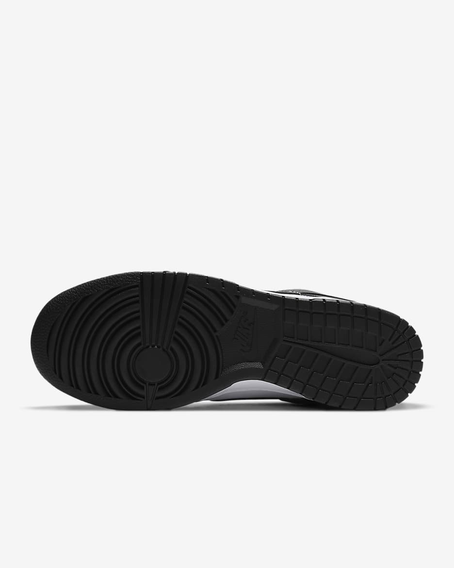Nike Dunk Low Retro Men's Shoes - White/White/Black