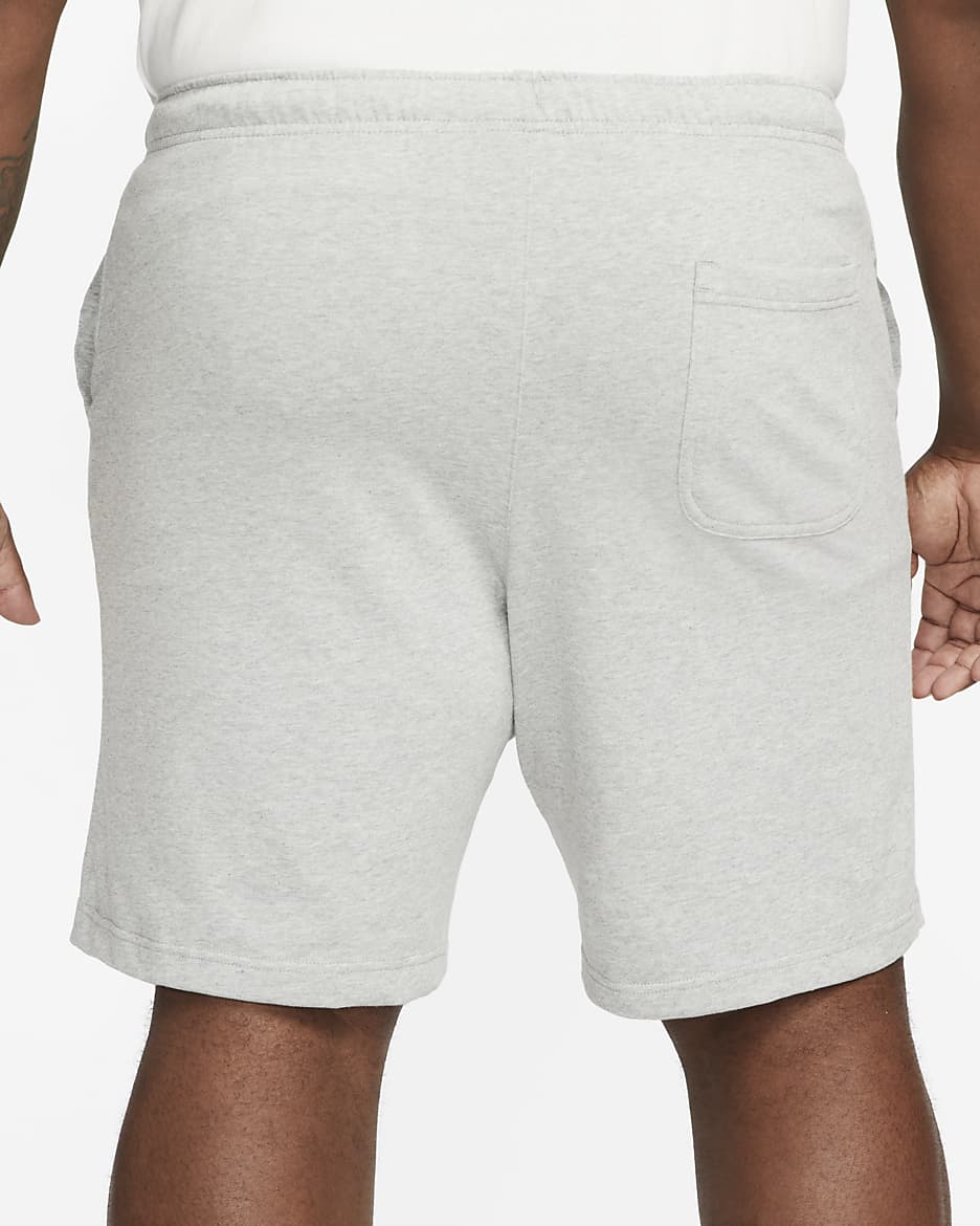 Nike Sportswear Club Men's Shorts - Dark Grey Heather/White