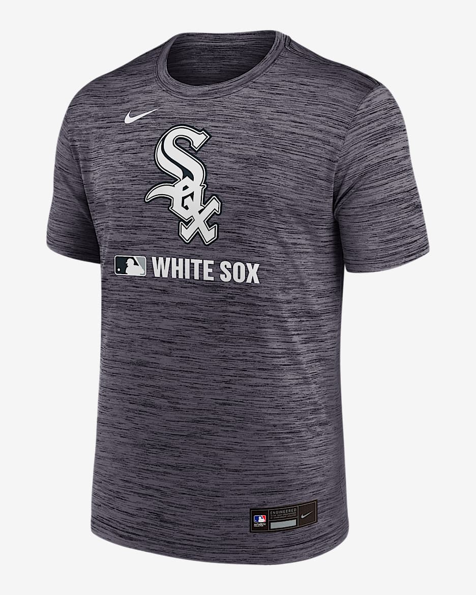 Chicago White Sox Authentic Collection Velocity Men's Nike Dri-FIT MLB T-Shirt - Black