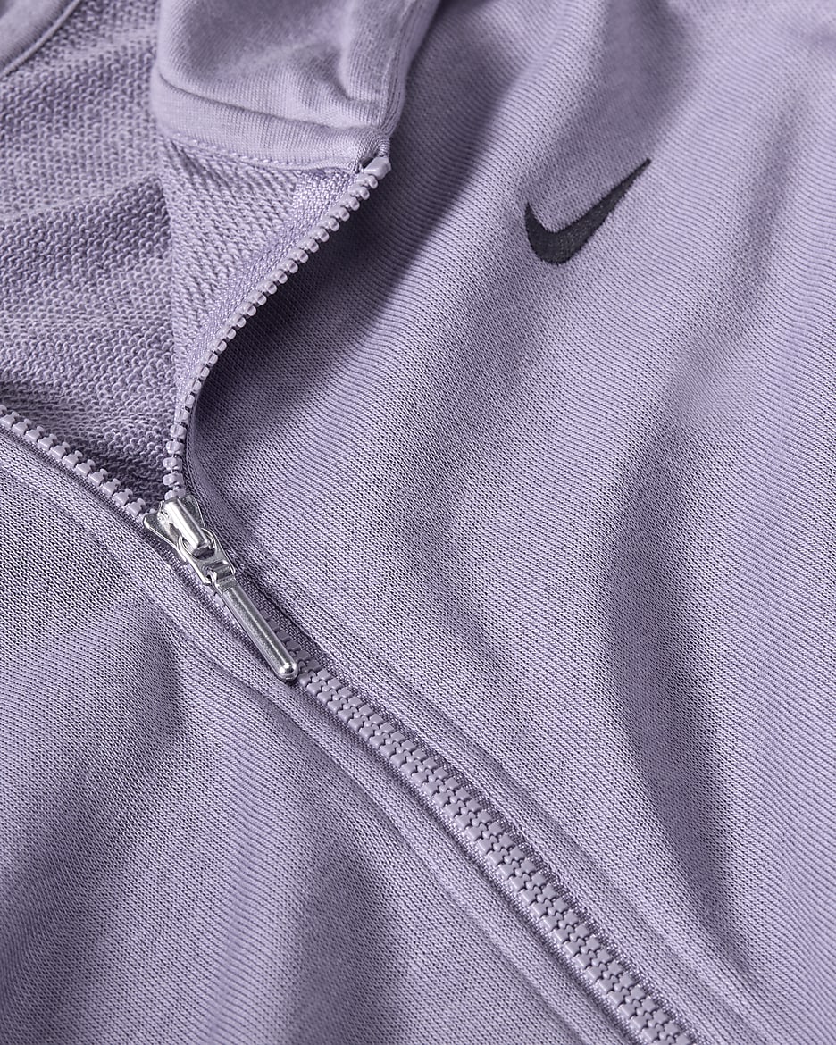 Nike Sportswear Chill Terry Women's Loose Full-Zip French Terry Hoodie - Daybreak/Black