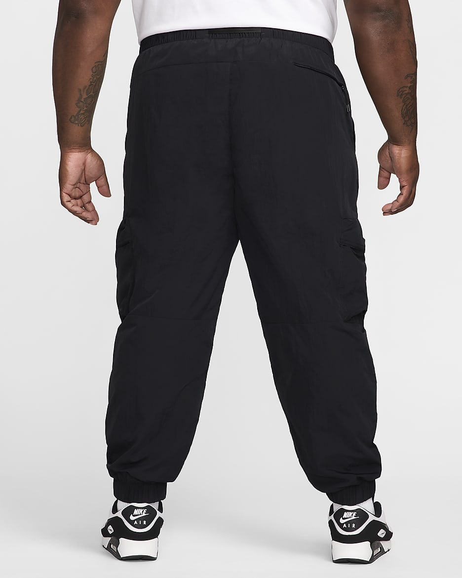 Pantalon cargo tissé Nike Tech pour homme - Noir/Noir