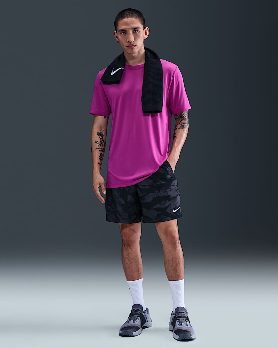 Nike Form Men's Dri-FIT 18cm (approx.) Unlined Versatile Shorts - Anthracite/White