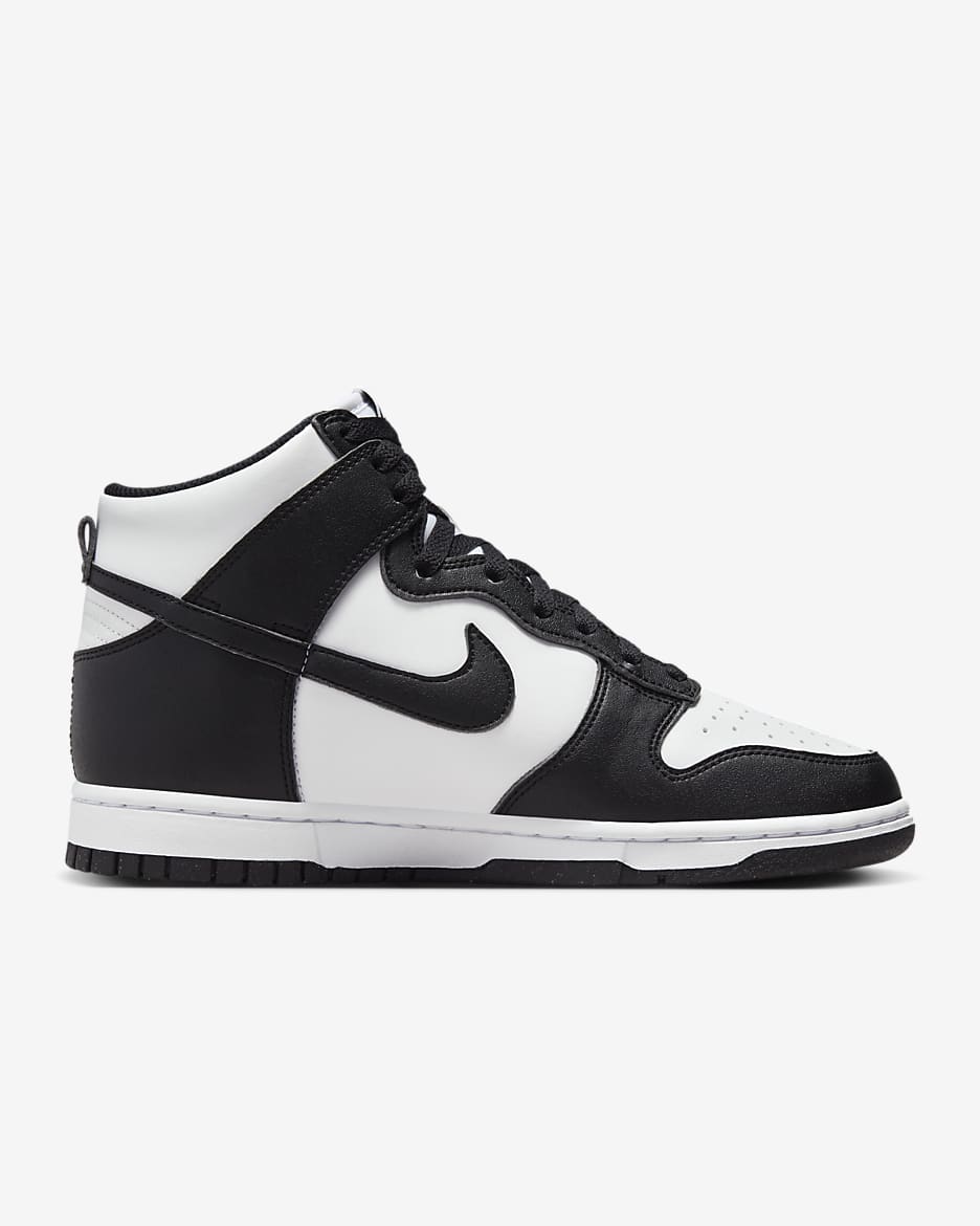 Chaussure Nike Dunk High Next Nature pour femme - Blanc/Noir