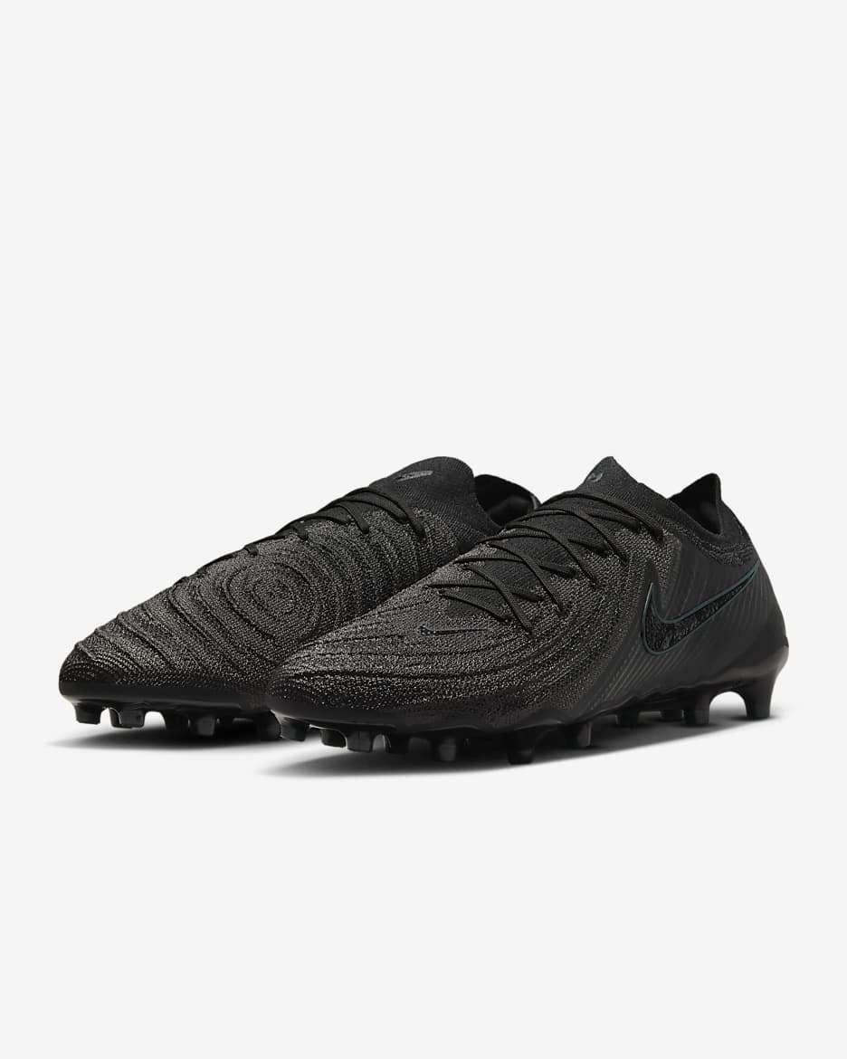 Calzado de fútbol de corte low AG Nike Phantom GX 2 Elite - Negro/Jungla intenso/Negro