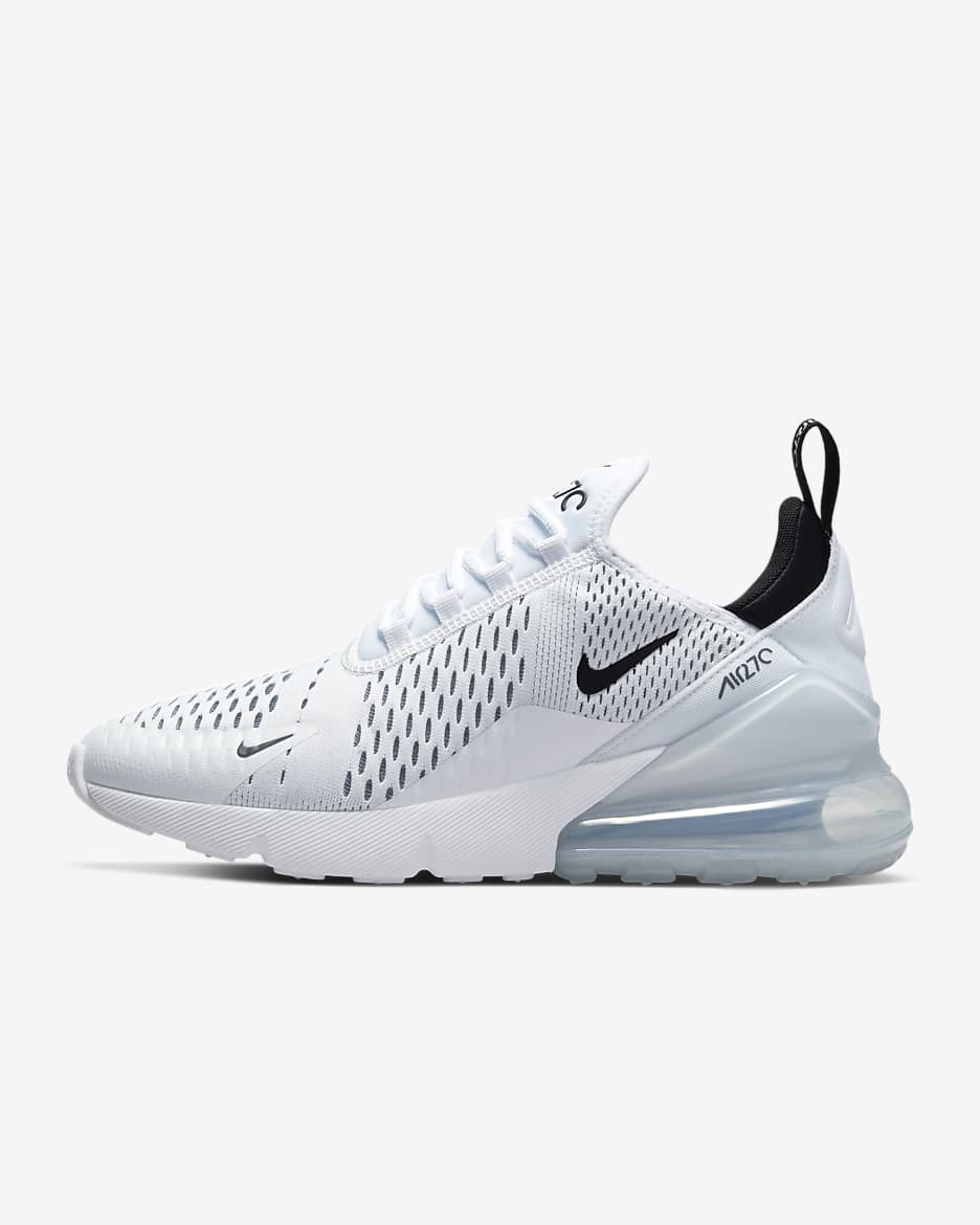 Chaussure Nike Air Max 270 pour femme - Blanc/Blanc/Noir