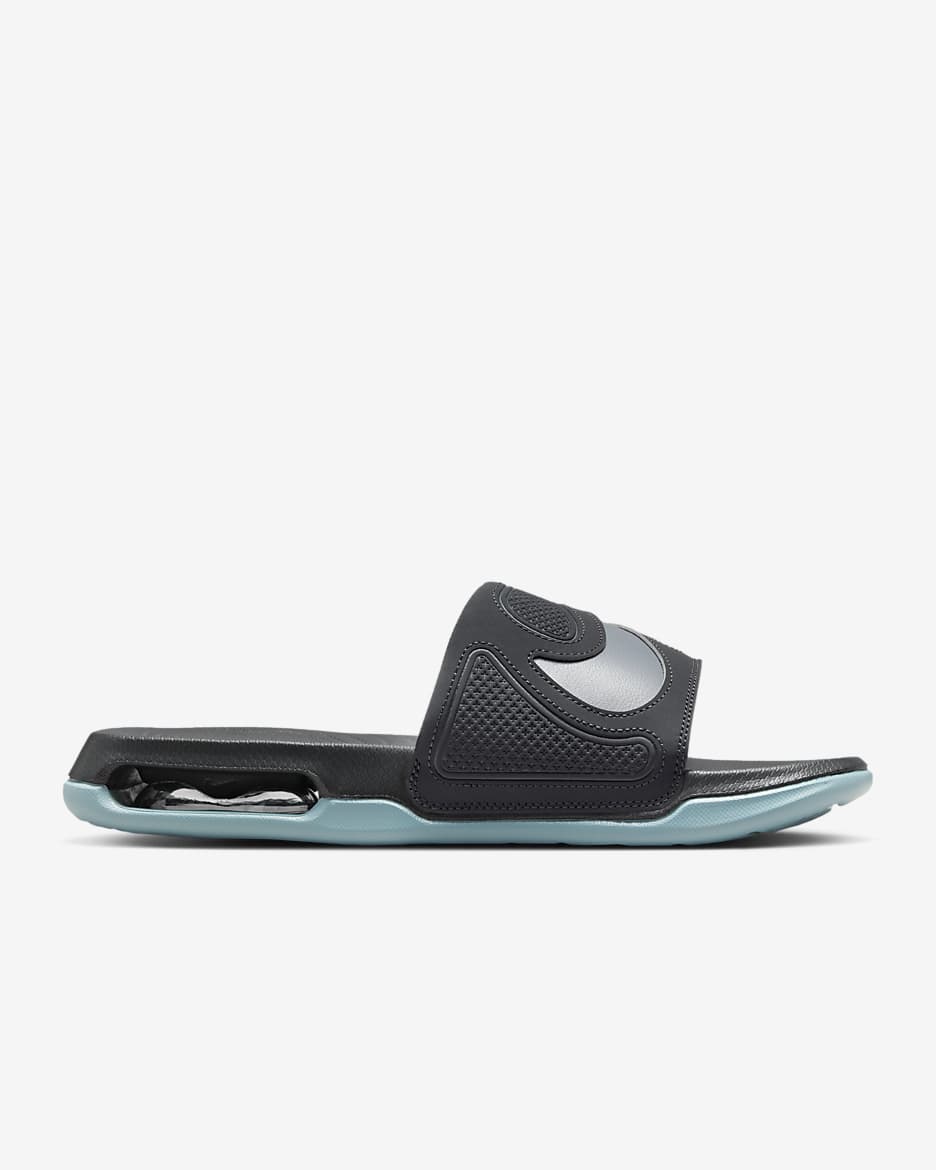 Nike Air Max Cirro Men's Slides - Dark Smoke Grey/Dark Smoke Grey/Denim Turquoise/Cool Grey