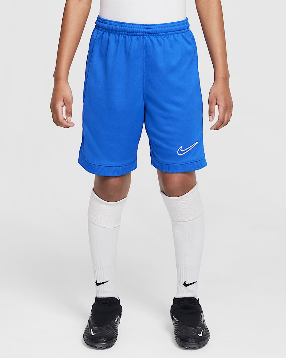 Nike Academy Dri-FIT Fußball-Shorts (ca. 18 cm; ältere Kinder) - Game Royal/Game Royal/Weiß