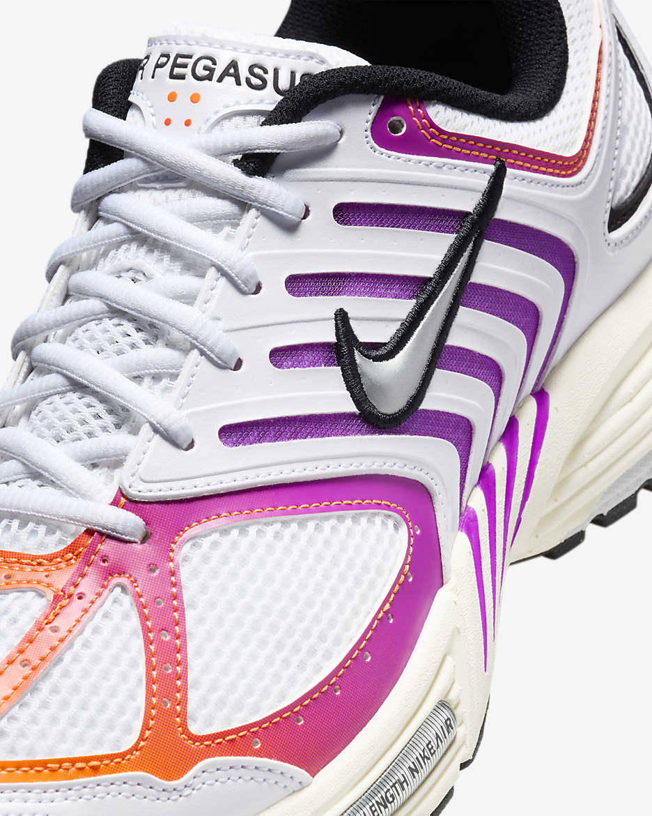 Nike Air Pegasus 2005 Zapatillas - Hombre - Blanco/Total Orange/Hyper Violet/Chrome