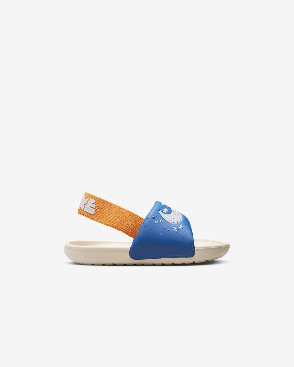 Nike Kawa SE Baby/Toddler Slides - Light Photo Blue/Coconut Milk/University Blue/White