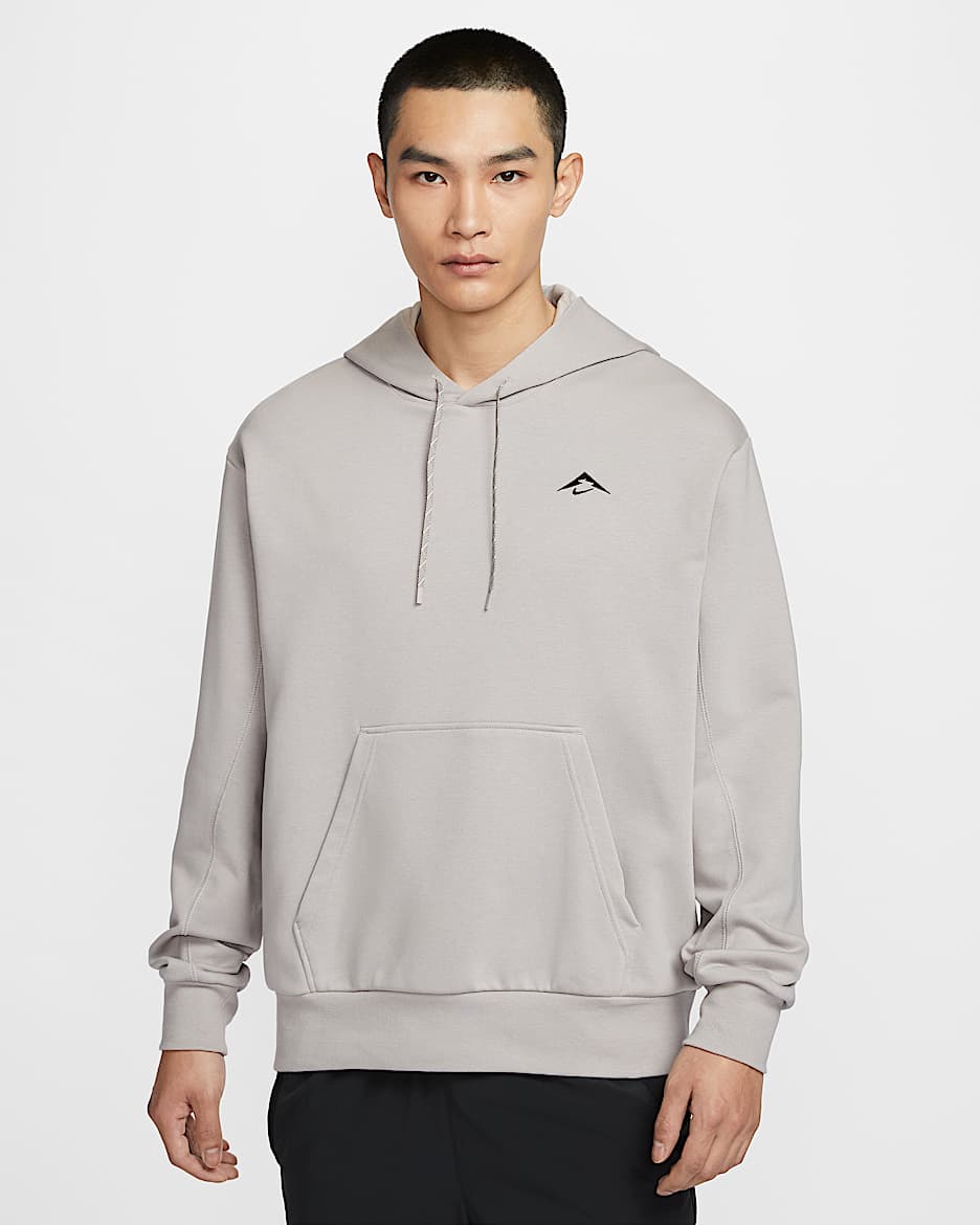 Nike Trail Magic Hour Men's Dri-FIT Running Hoodie - College Grey/Black