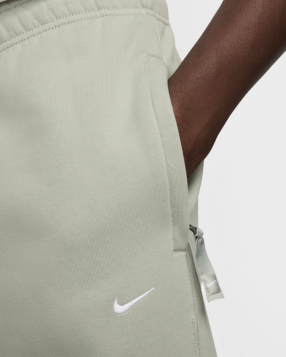 Nike Solo Swoosh Men's Fleece Trousers - Jade Horizon/White