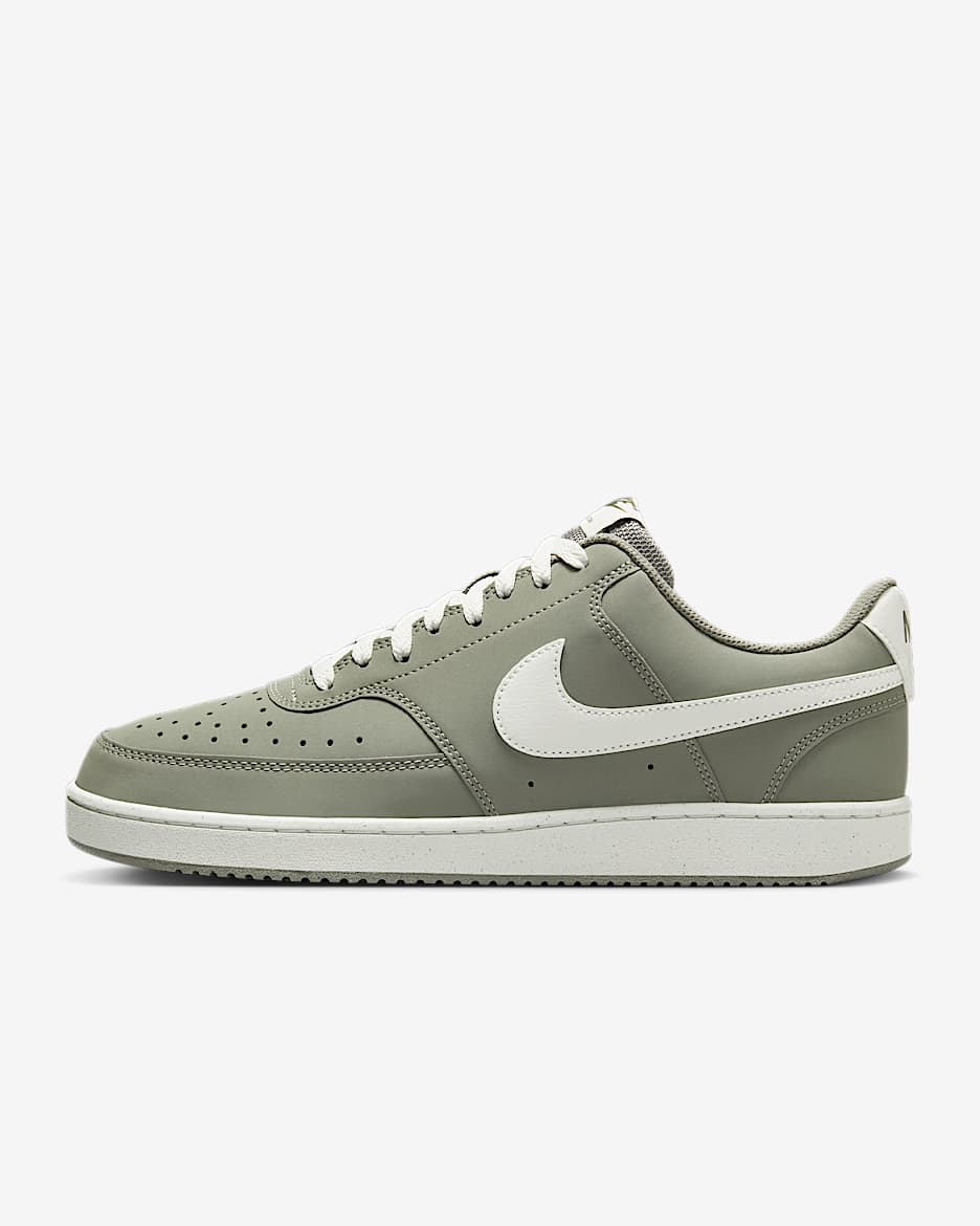 Nike Court Vision Low Premium Men's Shoes - Light Army/Sail