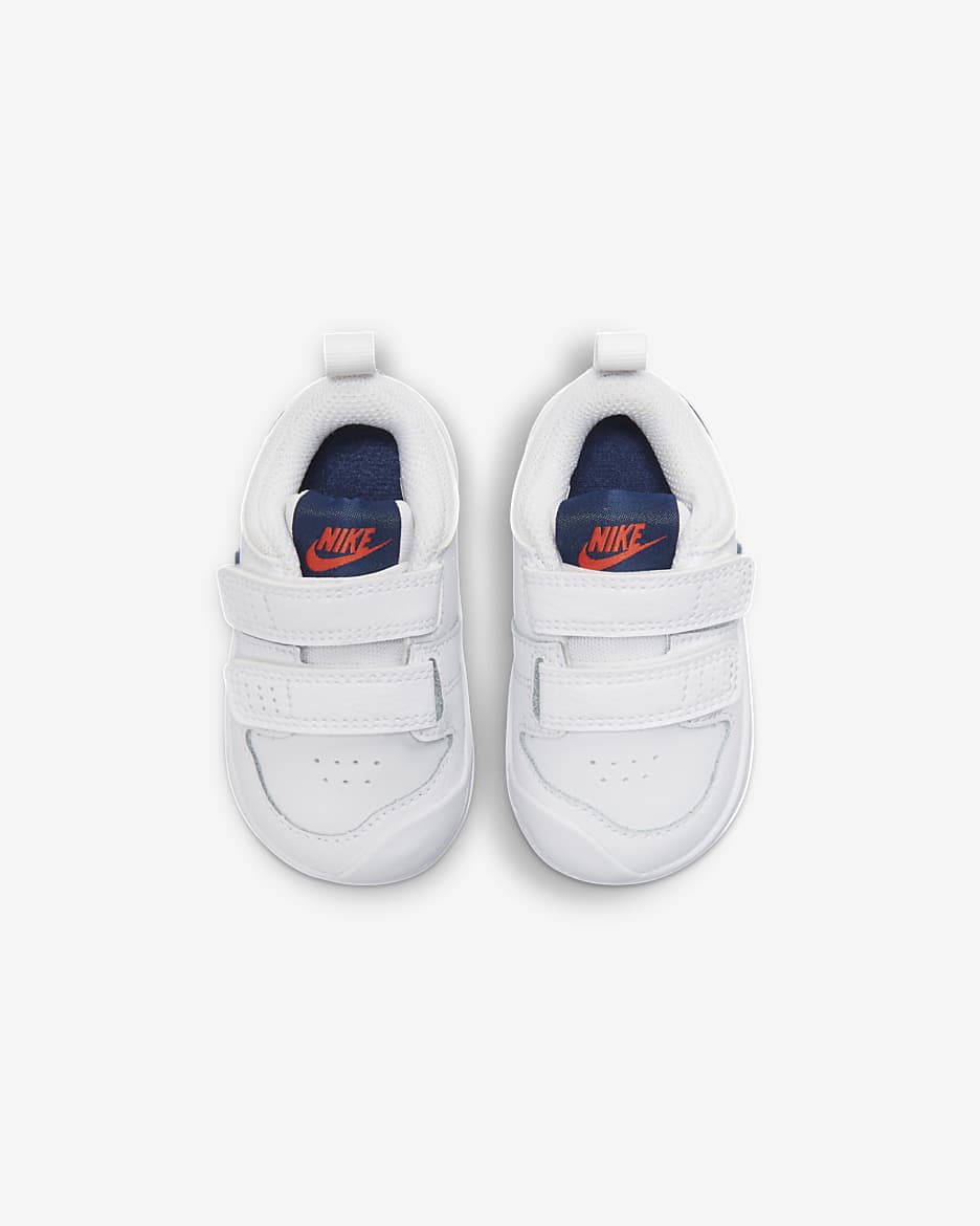 Nike Pico 5 Baby & Toddler Shoes - White/Orange/Gum Light Brown/Midnight Navy