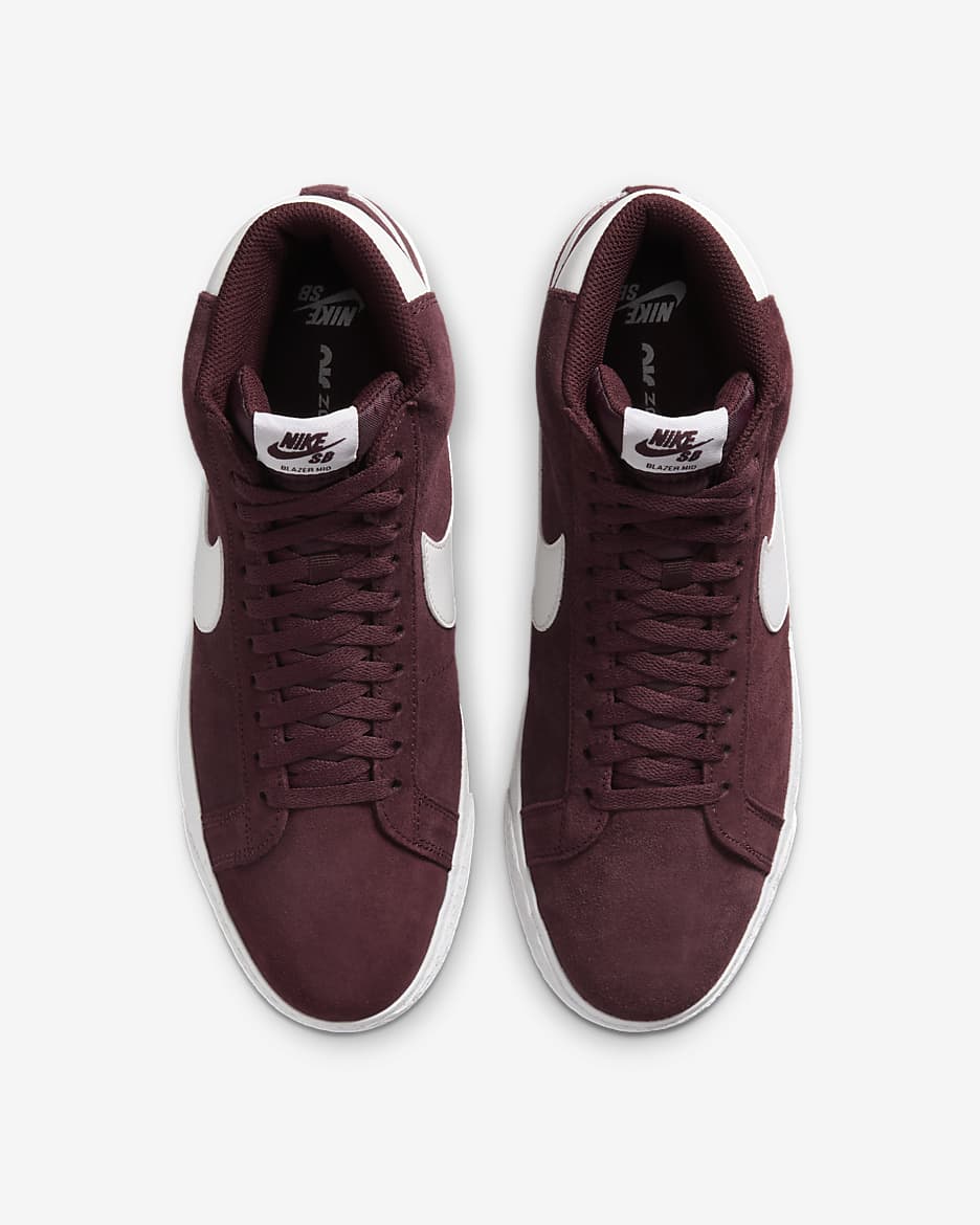 Nike SB Zoom Blazer Mid Skateboardschuh - Burgundy Crush/Burgundy Crush/Summit White/Summit White