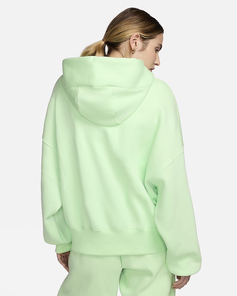 Nike Sportswear Phoenix Fleece Women's Over-Oversized Pullover Hoodie - Vapor Green/Sail