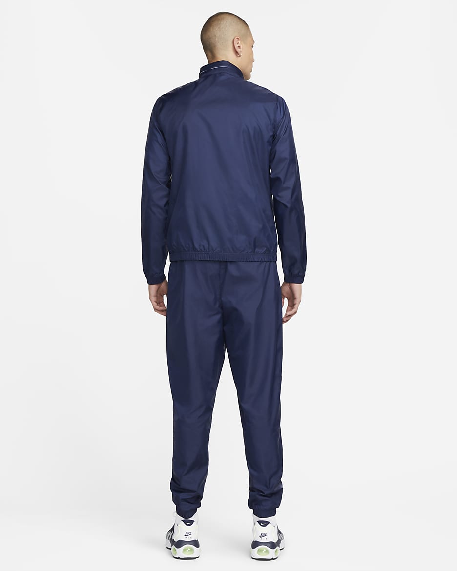 Nike Sportswear Club Geweven trainingspak met voering voor heren - Midnight Navy/Wit