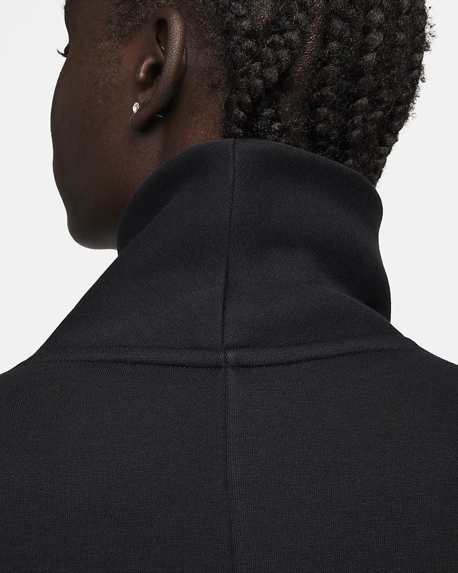 Veste oversize stylée Nike Sportswear Tech Fleece pour femme - Noir/Noir